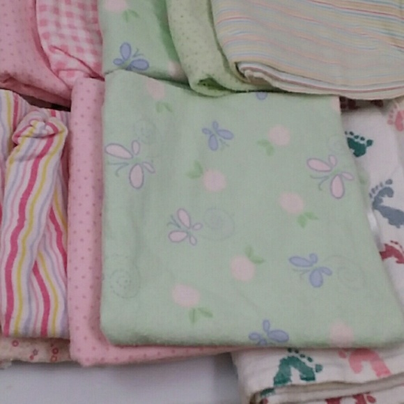 Bedding Lot Of 18 Baby Infant Girl Receiving Blankets Poshmark